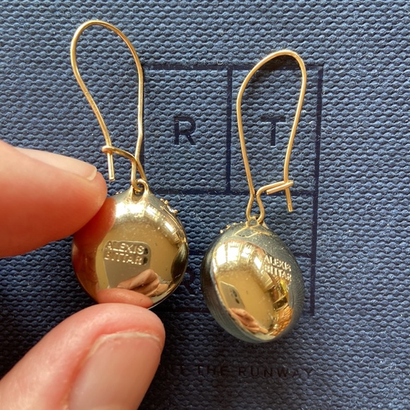 Alexis Bittar - Origami Inlay Dangling Sphere Earrings - O/S - Picture 7 of 7